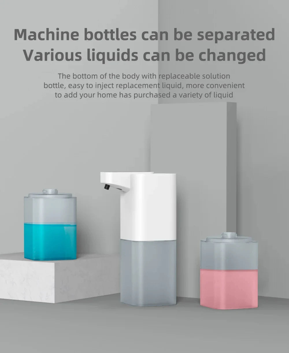 Automatic Soap Dispenser Infrared Sensor Hand Sanitizer To Kitchen And Bathroom