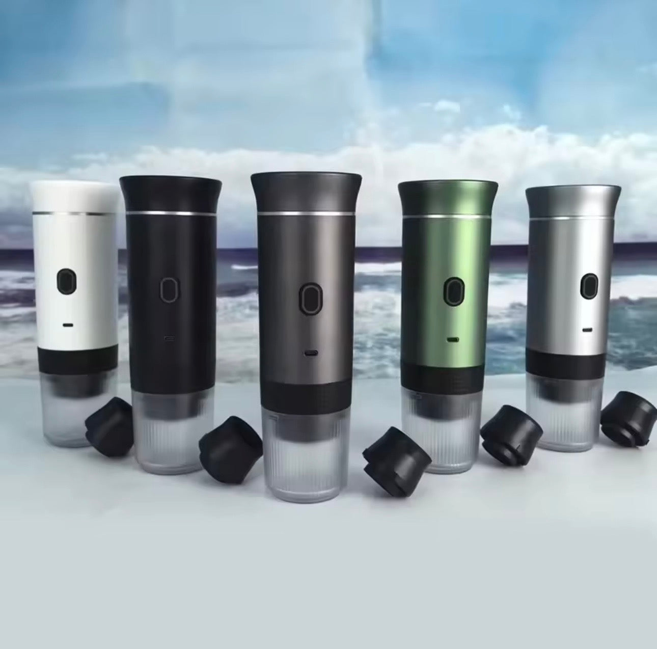 Wireless Electric Portable Espresso 3-in-1 Coffee Machine for Car & Home Camping Coffee Maker Capsule Powder Travel Coffee Maker
