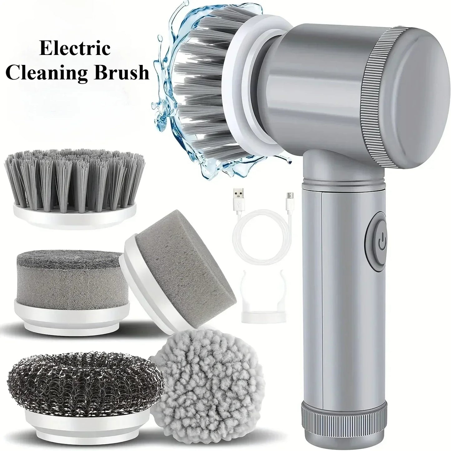 Electric Spin Scrubber 5 in 1