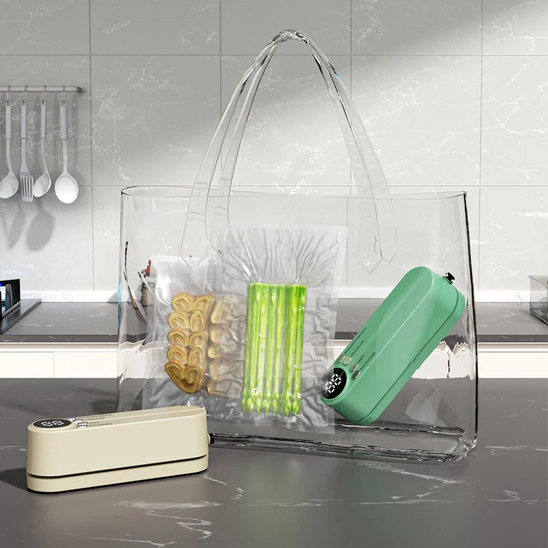 Charging Mini Wireless Fully Automatic Vacuum Sealing Machine Household