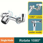 Rotatable Extension Faucet Sprayer Head 2 Spray Modes Universal Bathroom Tap Extend Adapter Aerator