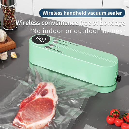 Charging Mini Wireless Fully Automatic Vacuum Sealing Machine Household
