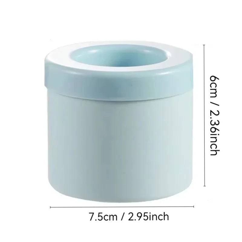 Silicone Ice Cube Mold Round Ice Bucket Summer Homemade DIY