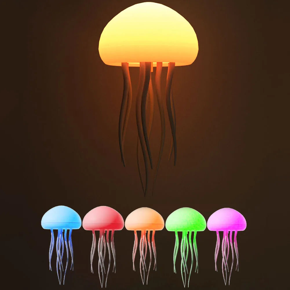 Jellyfish Night Light with Dancing Legs Jellyfish Table Lamp