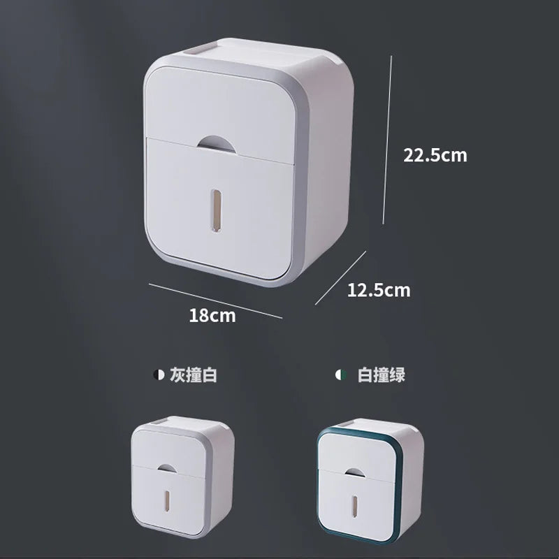 Storage Box Toilet Paper Organizer Waterproof