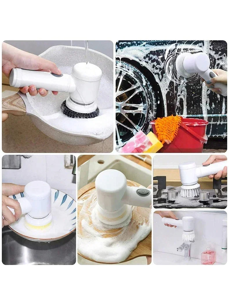 Electric Spin Scrubber 5 in 1