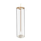 Modern Glass Incense Burner Anti-Ash Flying Incense Holder with Removable Glass Ash Catcher for Home Decor Yoga Meditation